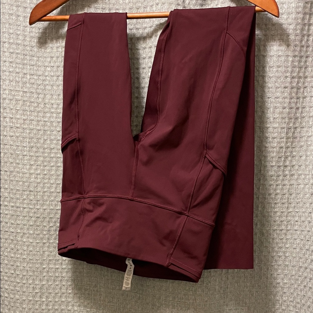 Lululemon Athletica Maroon Leggings